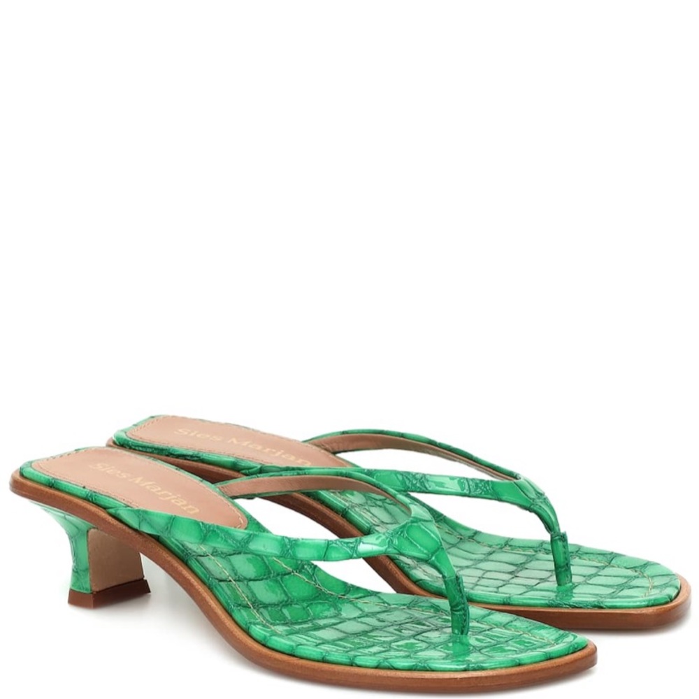 SIES MARJAN
Alix croc-effect leather sandals